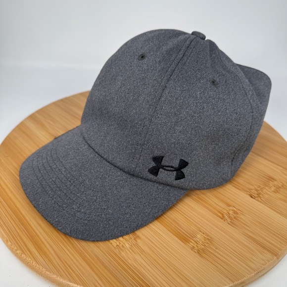 Under Armour Women's Multi Hair Cap Heathered Gray Open Back‎ Ponytail Hat - Picture 3 of 9